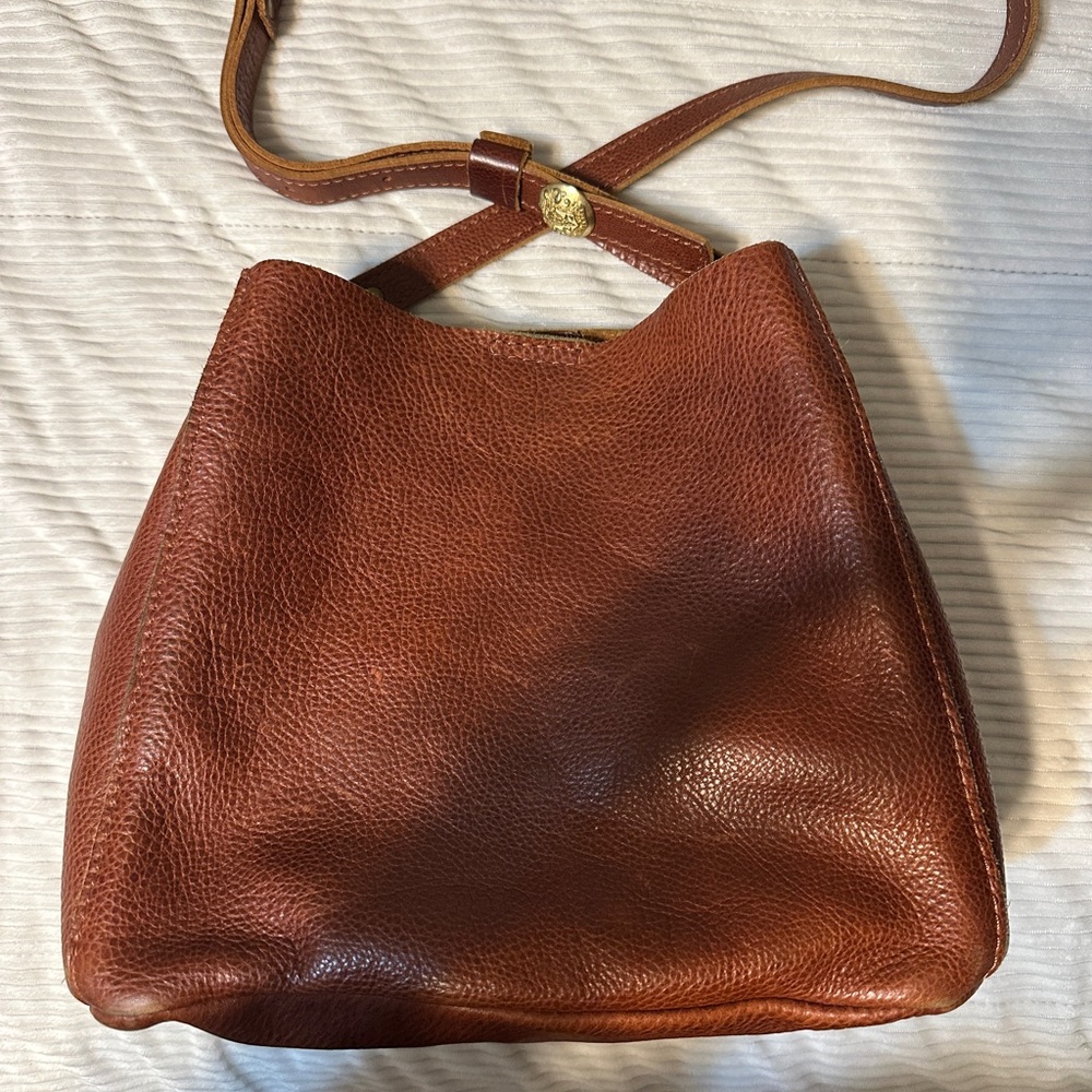 Portland Leather Goods Bucket Bag in Nutmeg